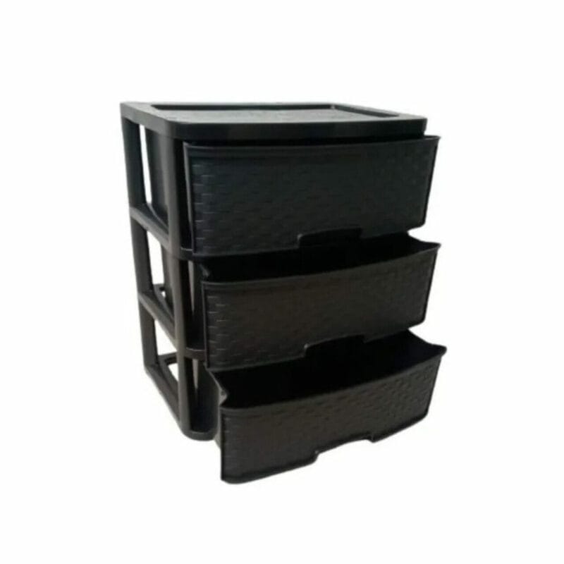 Cajonera 3 niveles Jumbo Plasty Met
