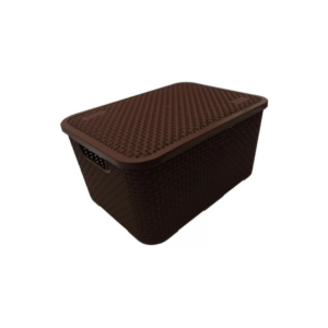 Canasta Rattan c/tapa chica Ardilla