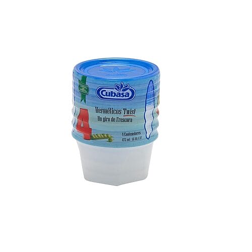 Hermeticos Twist Jgo. 4 473ml Cubasa