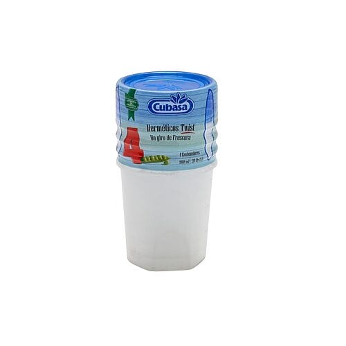 Hermeticos Twist Jgo. 4 900ml Cubasa