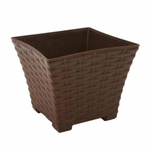 Maceta Rattan cuadrada grande Ardilla
