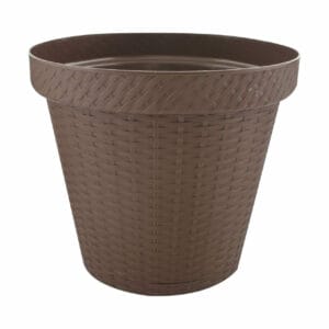 Maceta Rattan redonda D25 Ardilla