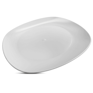 Plato Trinche Cuadrado Policarbonato Cobatelli