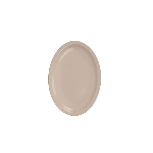 Plato Ovalado 9" Melamina Beige