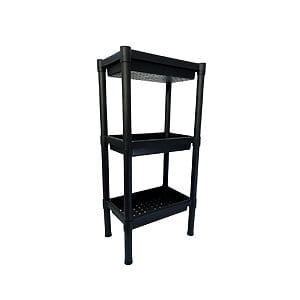 Rack Negro Mini 3 niveles Plasty Met