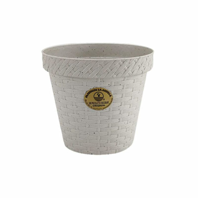 Maceta Rattan redonda D12 Ardilla